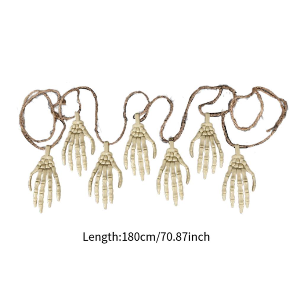 Scary Skeleton Hanging Ornament Party Supplies for Backyard Patio Farmhouse