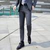 Men's Straight Fit Business Casual Trousers