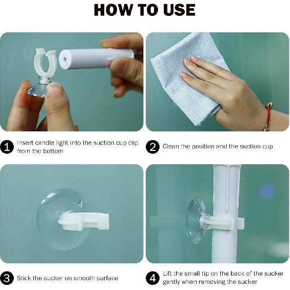 

NOLITOY 12 шт. Конические свечи Шланг Присоски для окон Конусная подставка Домашнее украшение Подсвечники оптом Рождественский декор Конические свечи Подсвечники