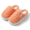 Cotton slippers female couple thickened autumn and winter indoor home home home non-slip warm confinement wool cotton shoes men