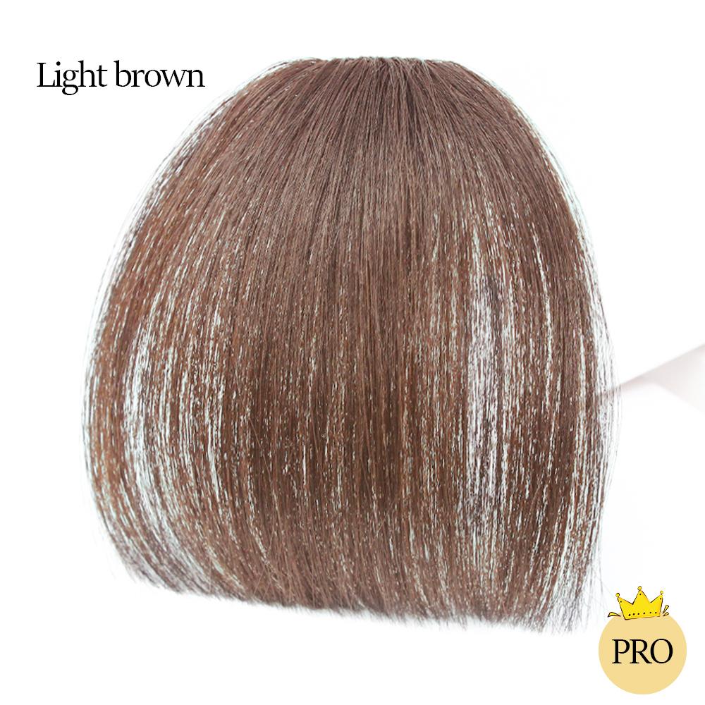 

Bybrana Air бахрома темно-коричневый парик из натуральных коротких синтетических волос с бахромой