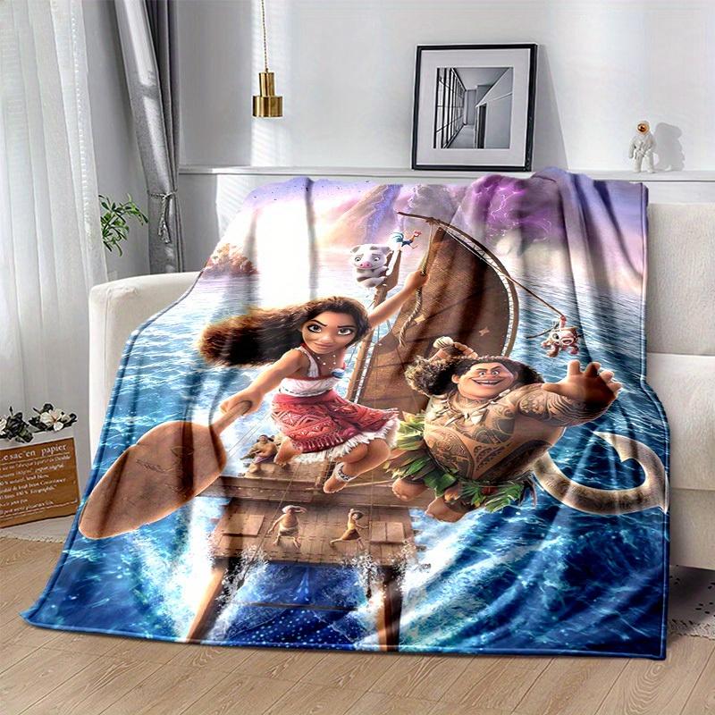1pc, Moana Adventure Blanket Perfect for Home Decor, Couch Cover, Outdoor Use, Travel, Camping