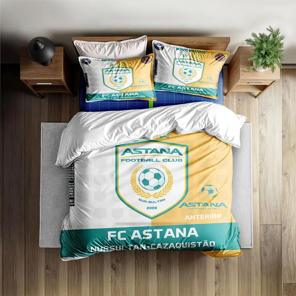 Custom Number 10 Soccer Team Duvet Cover Set Without Sheet King Queen Double Full Twin Single Size Bed Linen Set