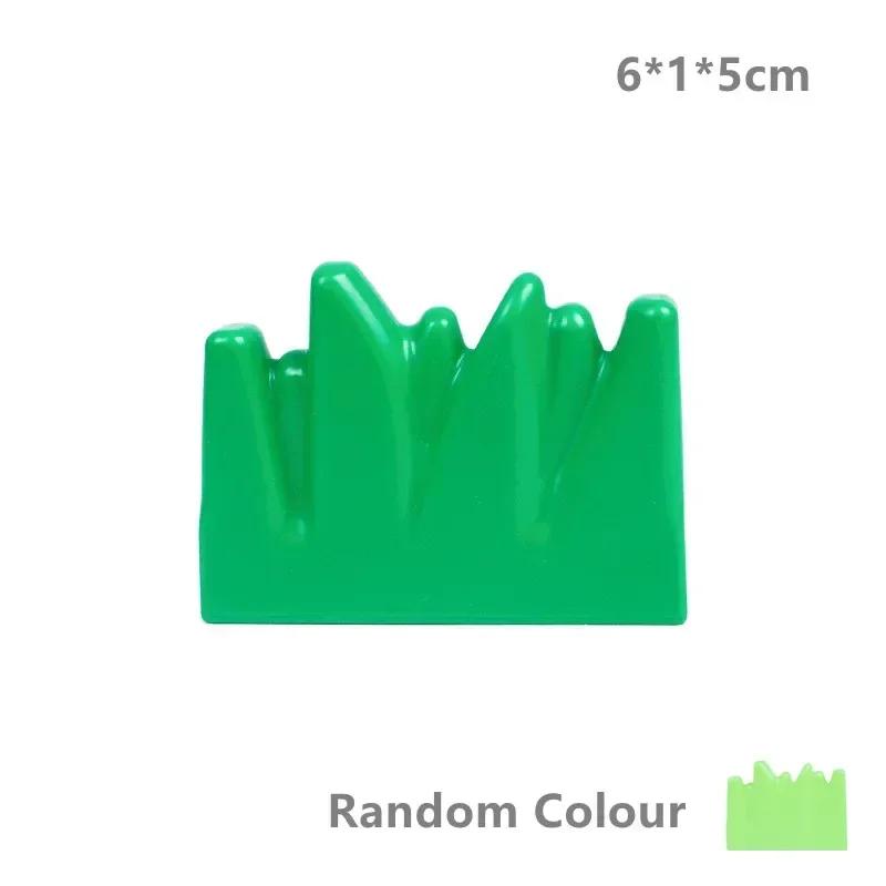 Große Bausteine Outdoor Wald Pflanzen Serie Blume Gras Baum Bauernhof Schmuck Zubehör Kompatible Szenen Spielzeug Kinder Bausteine