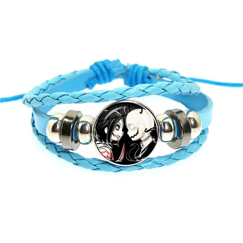 Fashion Accessory Gift For Kids Hot Creepypasta CREEPY PASTA TICCI TOBY Bracelet Glass Leather Bangle JEFF THE KILLER