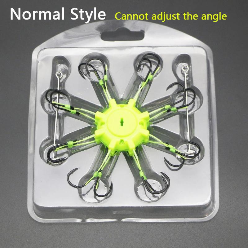 

New Anti-Hanging Water Bottom Explosion String Hook with Barbed Sharp Fish Hook Carp Fishing Tackle Hedgehog 90 Degree Adjust 260319 10 белый