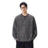 Mens Casual Plain Pullover Sweatshirt Loose Fit Round Neck Daily Wear Top