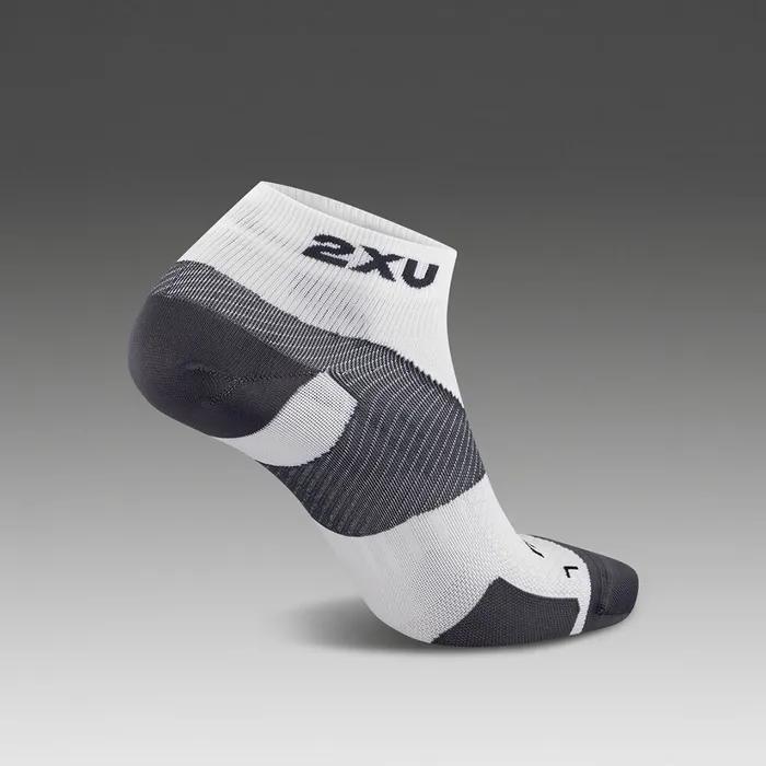 (Unisex) Vector Ultralight 1/4 Crew Socks UA7028EWHT-GRY