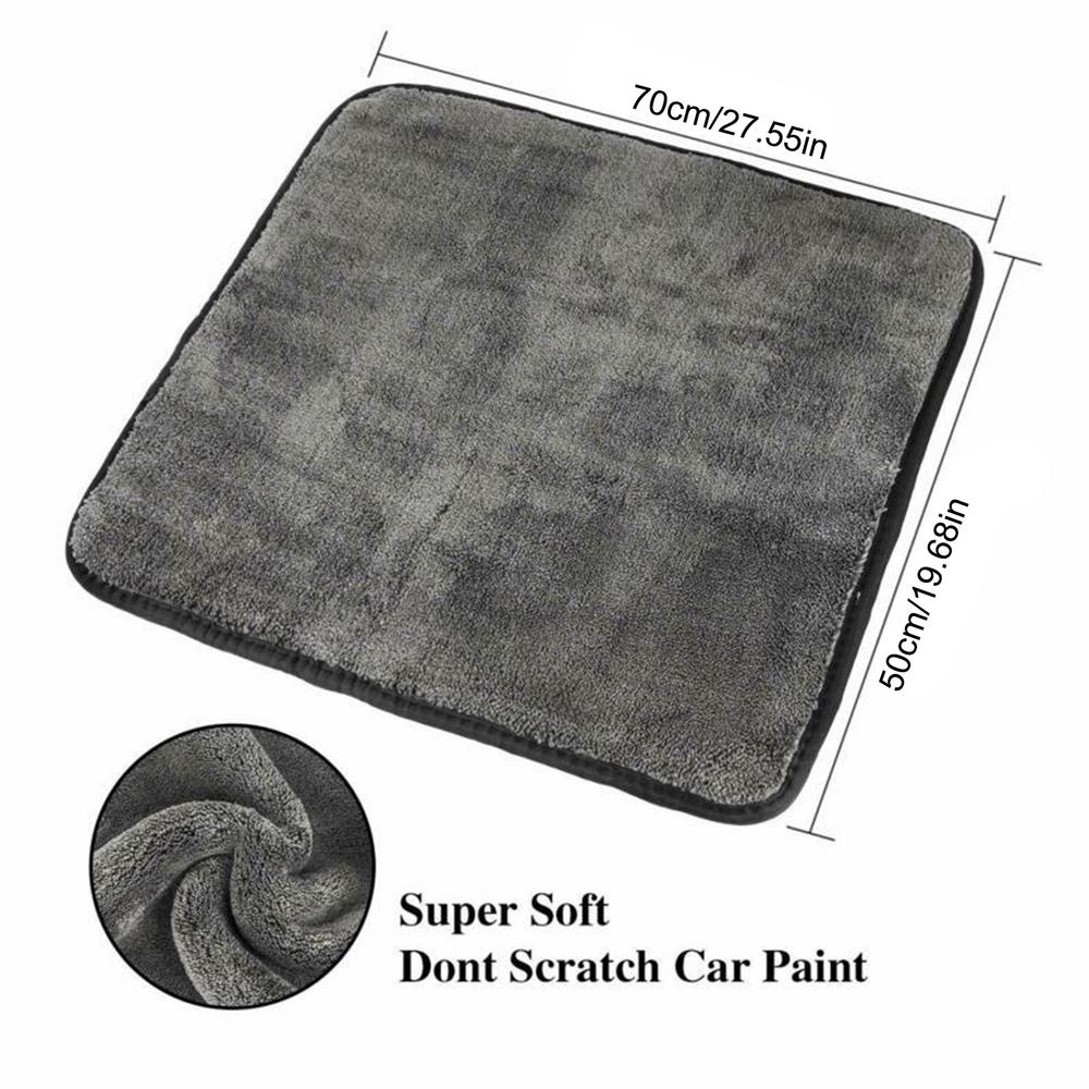 Car Drying Towels Double-sided Coral Fleece Auto Cleaning Towel Thickened Extra Absorbent Car Washing Towel Fast Drying Cloth