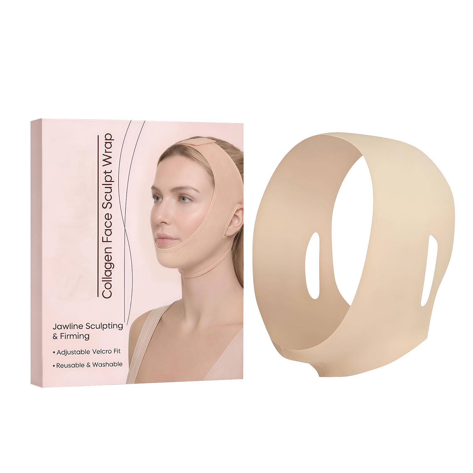 Elastic Facial Care Patch: Comfortable, snug fit that gently enhances jawline definition.