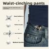 Four Pointed Star Jeans Buttons Adjustable Pants Pins Fashionable Belt Buckles  Scarf Fastening