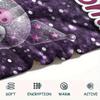 1PC Kuromi Print Flannel Blanket, High quality All Seasons, Home Decor, Warmth and Comfort, Perfect for Christmas Gifts
