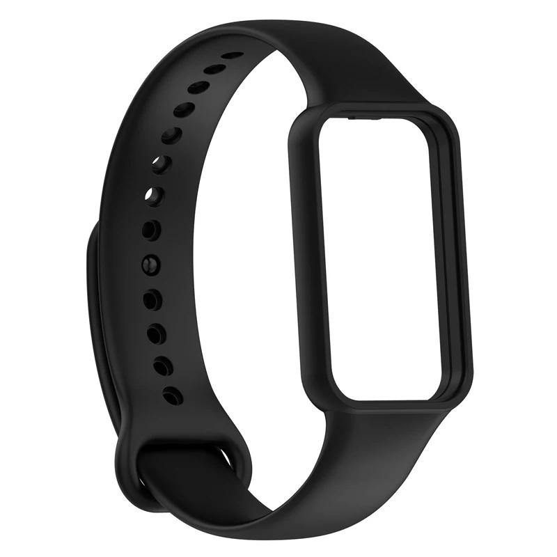 Strap For Huami Amazfit Band 7 Silicone Watchband Adjustable Bracelet Wristband for Redmi Smart Band 2 Replacement Accessories