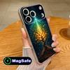 Coque de téléphone portable Arbre de Vie du Monde pour iPhone 17 16 15 14 13 12 11 Air Pro Max Plus Mini Magsafe Coque Transparente Colorée