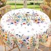 Flower Printed Rectangle Tablecloth Country Rooster Round Table Cloth Table Cover  Beauty Massage