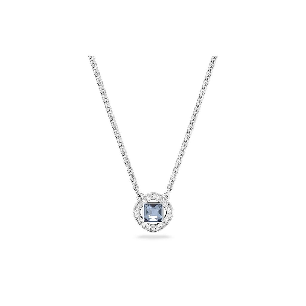 Swarovski Una Angelic Square Cut Rhodium Plated Necklace Women Necklace 5662142