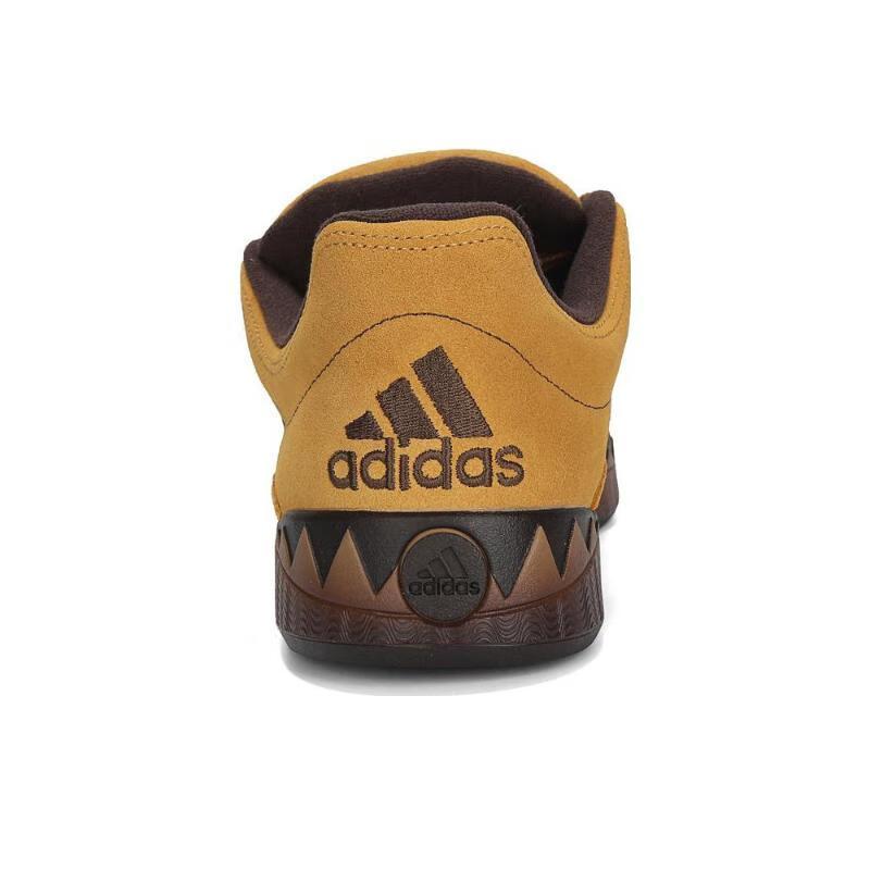 Adidas Adimatic Comfortable Versatile Non-Slip Durable Low-Top Skate Shoes Unisex Skate Shoes Brown JR8035