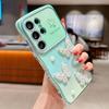 Love Pearl Butterfly Phone Cover For Samsung Galaxy S22 S23 S24 S25 Ultra Plus S24 FE S23FE S25 Edge 5G Case Shockproof  Coque