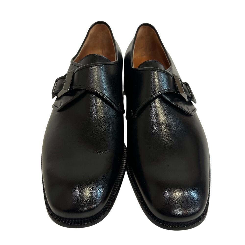 Salvatore Ferragamo Round toe Calfskin monkstrap shoes Other shoes black Calfskin Used