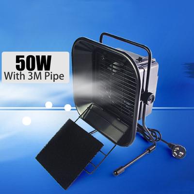 50W 220V Solder Smoke Absorber Soldering Iron Work Soldering Smoking Fan with Filter Sponge Extractor Air Filter Fume Extractor