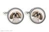 Shih Tzu, Chrysanthemum Dog - cufflinks, a shirt accessory, a shirt pendant from the Art-Dog brand