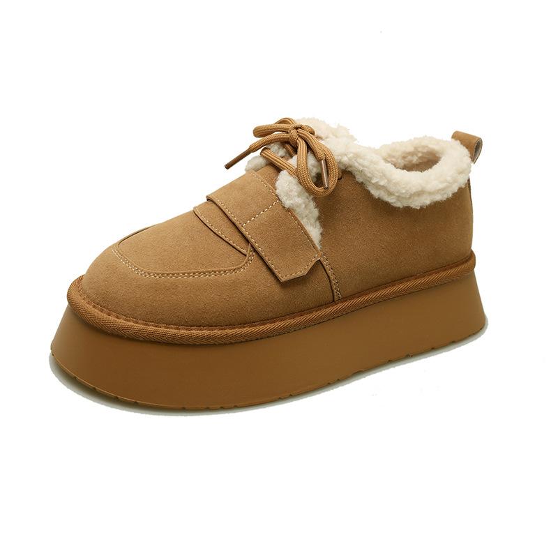 

Women s Large Size Soft Sole Winter Warm Fur One Snow Boots Padded Lined Ankle Boots Non-slip Hiking Sports Cotton Boots Bean Cotton Shoes 40 малиновый