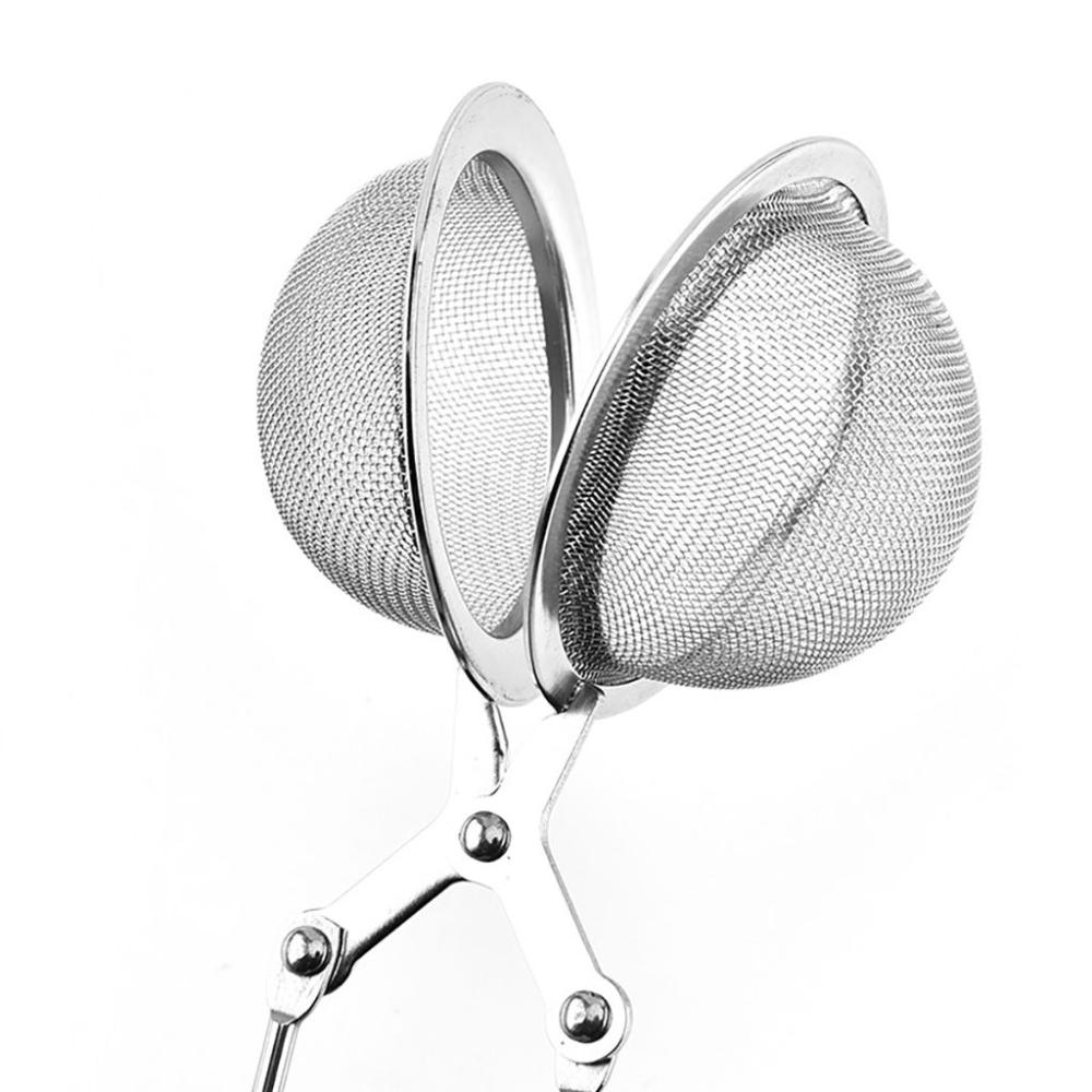 Filter with Handle Stainless Steel Brew Tea Tool Tea Leaf Filter Tea Infuser Tea Ball Tea Strainer
