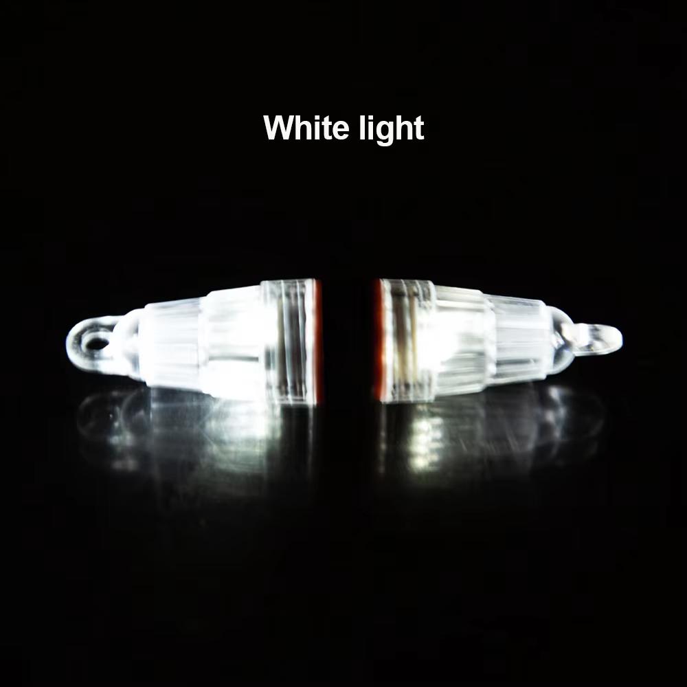

1Pcs Waterproof 12cm Fishing Lure Light Deep Drop Underwater Fish Attracting Lure Colorful Flash LED Bait Lamp Fishing Tools білий