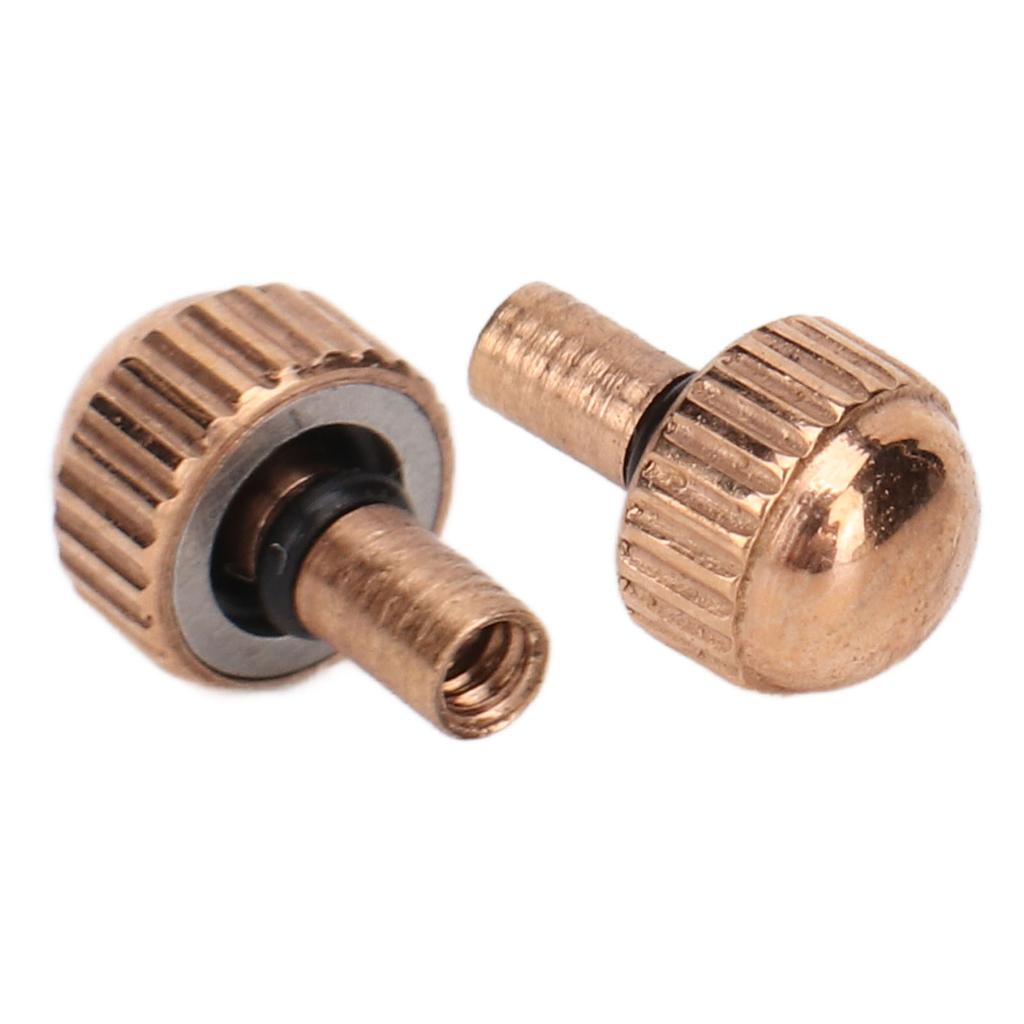 Watch Crown Part Alloy Waterproof Professional Repairing Watch Crown Replacement Tool Rose Golden