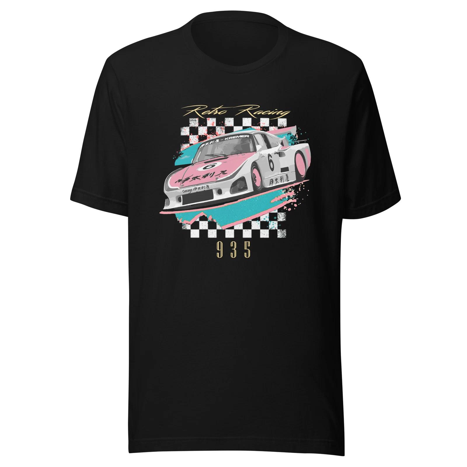 80s Retro Racing Nostalgia 935 Race Car Graphic GT Road Racer t-shirt S