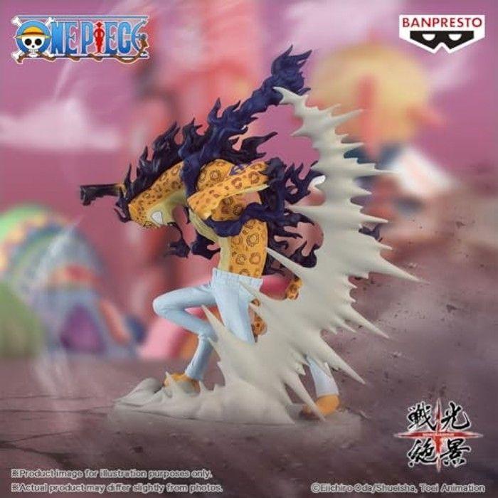 Figurine - Banpresto - Rob Lucci - 10 cm - Pose menaçante - One Piece