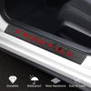 Car Door Sill Protector Compatible With Nissan Frontier Accessories, For Frontier Sill Scuff Plate Sticker Decoration