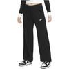 Nike High-Waist Drawstring Casual Pants with Solid Color Logo Women Bottoms Black FB2728-010