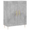VidaXL Buffet gris béton 69,5x34x90 cm bois d'ingénierie 830184