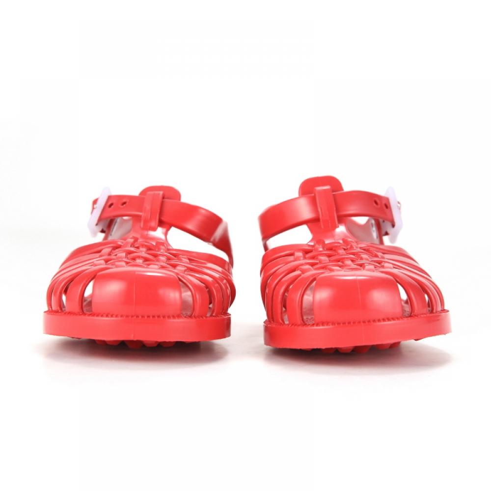 Meduse Sun 201 Carmin Red Kids Kids Jelly Shoes Sandals