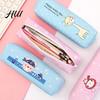 Lightweight Kids Pen Bag Cute Animal Pencil Case, Cartoon for Students, Anti-stain Holder Large Capacity Stationery Organizer School, Cylinder Zipper