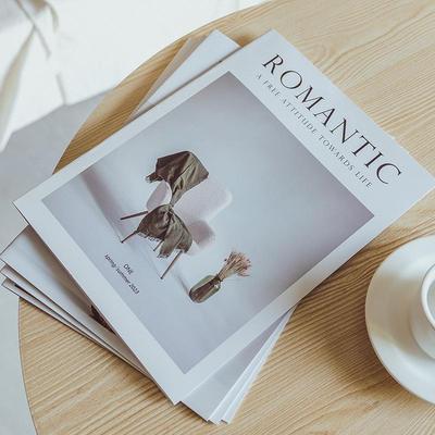 Minimalistische englische Hintergrund-Requisiten im Magazin-Stil für Live-Übertragungen & Street Photography, Modelraum- & Homestay-Dekoration