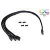 Alphacool Y-Kabel RGB 4pol Auf 3x 4pol 30cm Inkl. Stecker - Noir 18538