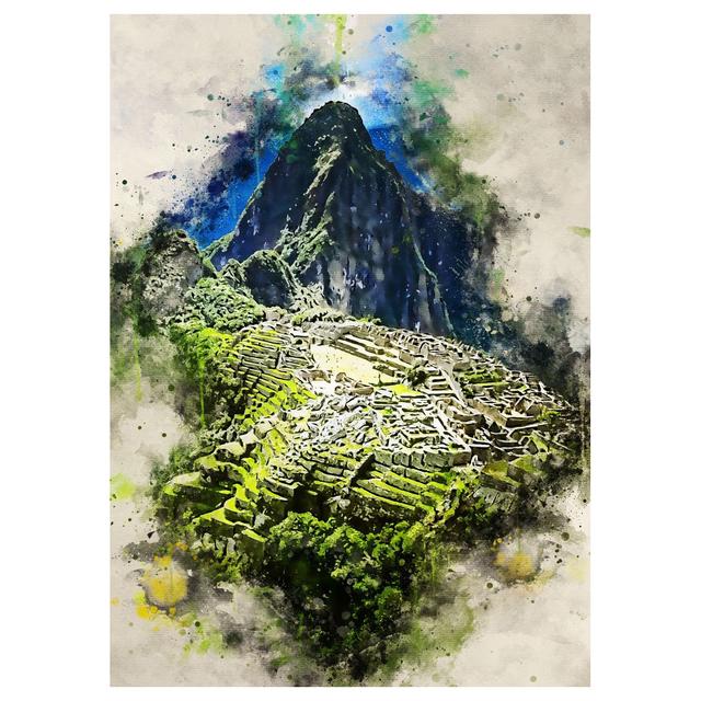 

Акварельный постер Знаменитое здание Мадрид Сиэтл Пейзаж Картины на холсте Абстрактные настенные картины для украшения дома Без рамки 21*30cm No Frame