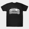 Heren Zwart Print T-shirt Austin-Healey 3000 Mk Iii 1960s Britse Klassieke Auto Geen-Knippen Transferpapier Print Katoenen T-shirt