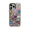 Cartoon puzzle phone case For iPhone16 anti-fall 15promax color silver 13 cartoon 12