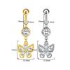 Gaibei Trendy Star Bow Navel Ring for Girls
