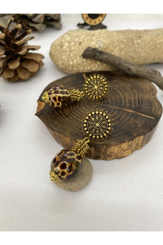 Valentine's Day Birthday Gift Handmade Ethnic Authentic Hippie Bohemian Fashion Jewelry Earrings