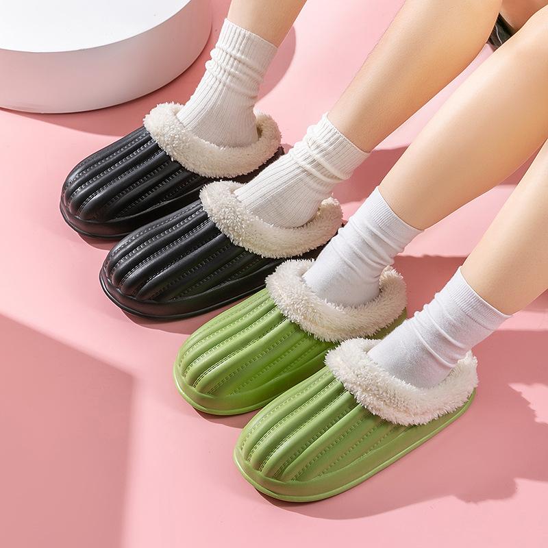 Slippers waterproof cotton mop lightweight inner lining comfortable mop warm cotton slippers soft