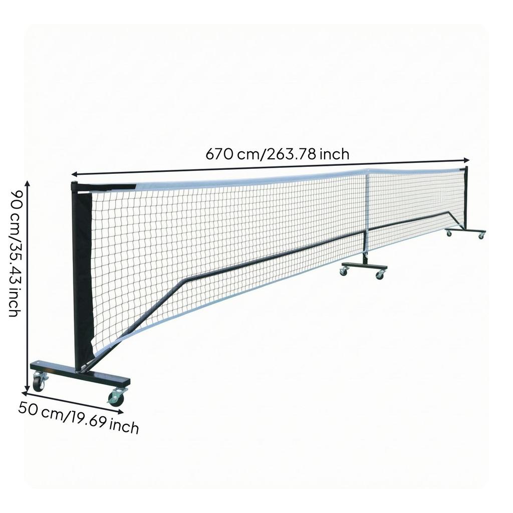 Foldable Portable Pickleball Net Detachable with Frame Easy