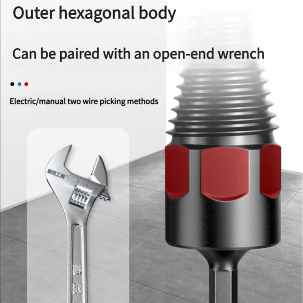 1/4 Inch and 1/2 Inch Electric Drill Extractor Water Pipe Screw Removal Tool For Impact Driver