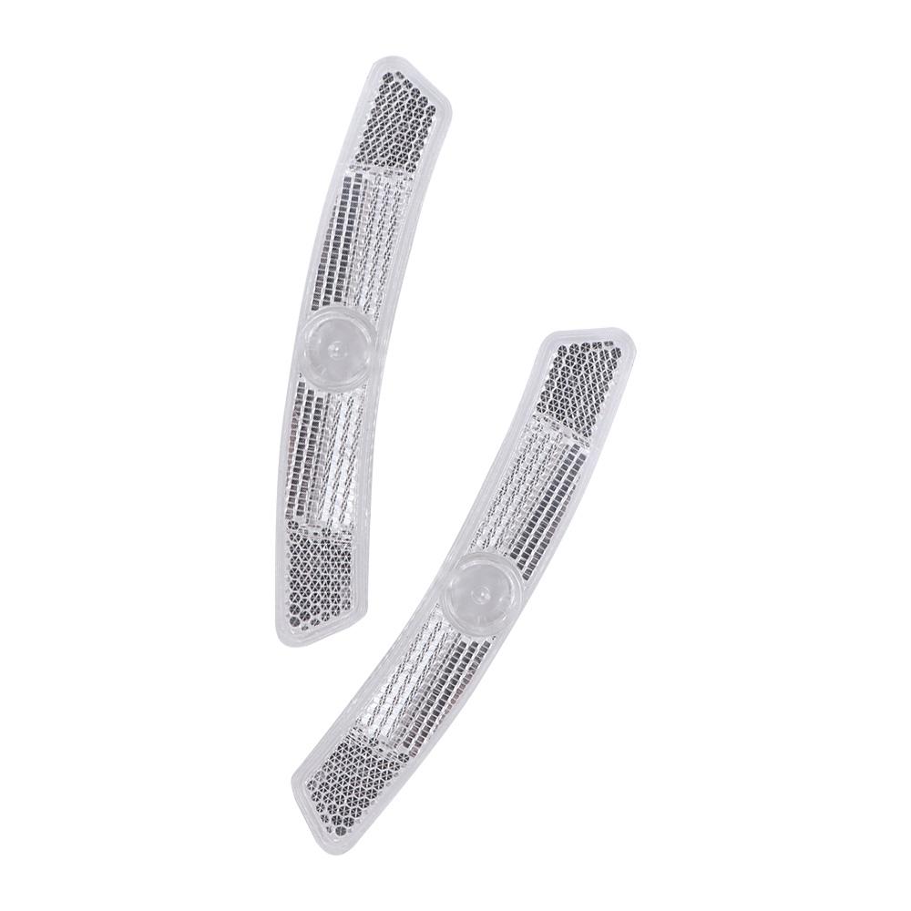 2Pcs Bike Spoke Reflector Mountain Bike Fish-shaped Steel Rim Spoke Reflectors Bicycle Night Reflective Signs
