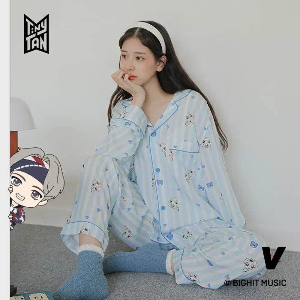 BTS TinyTan Holiday Peekaboo Pajamas
