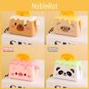 Creative Capybara Panda Keychain With Mini Bread Maker Design For Kids Gift