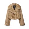 European & American Women's Faux Fur Short Jacket - Fashionable & Casual